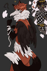 half-body full render anthro x2 = $70