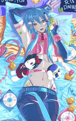 half-body full render + detailed background (+34hrs) = $48.30